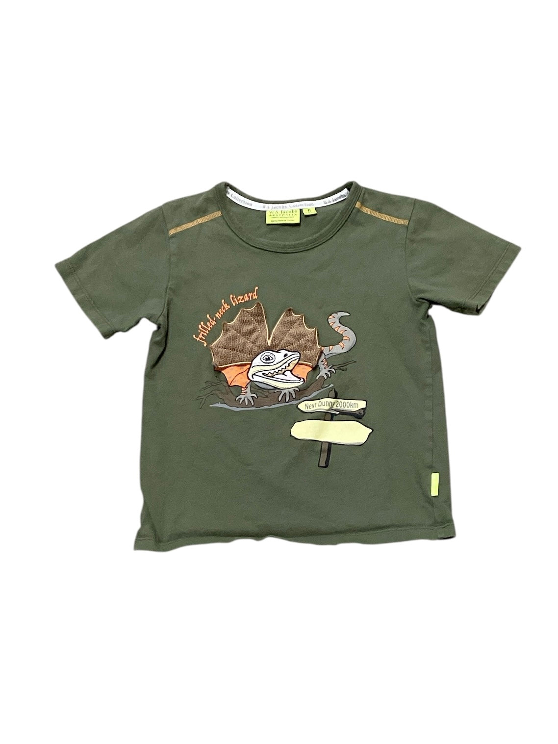 W.A. Jacobs Boys Green Shirt 6