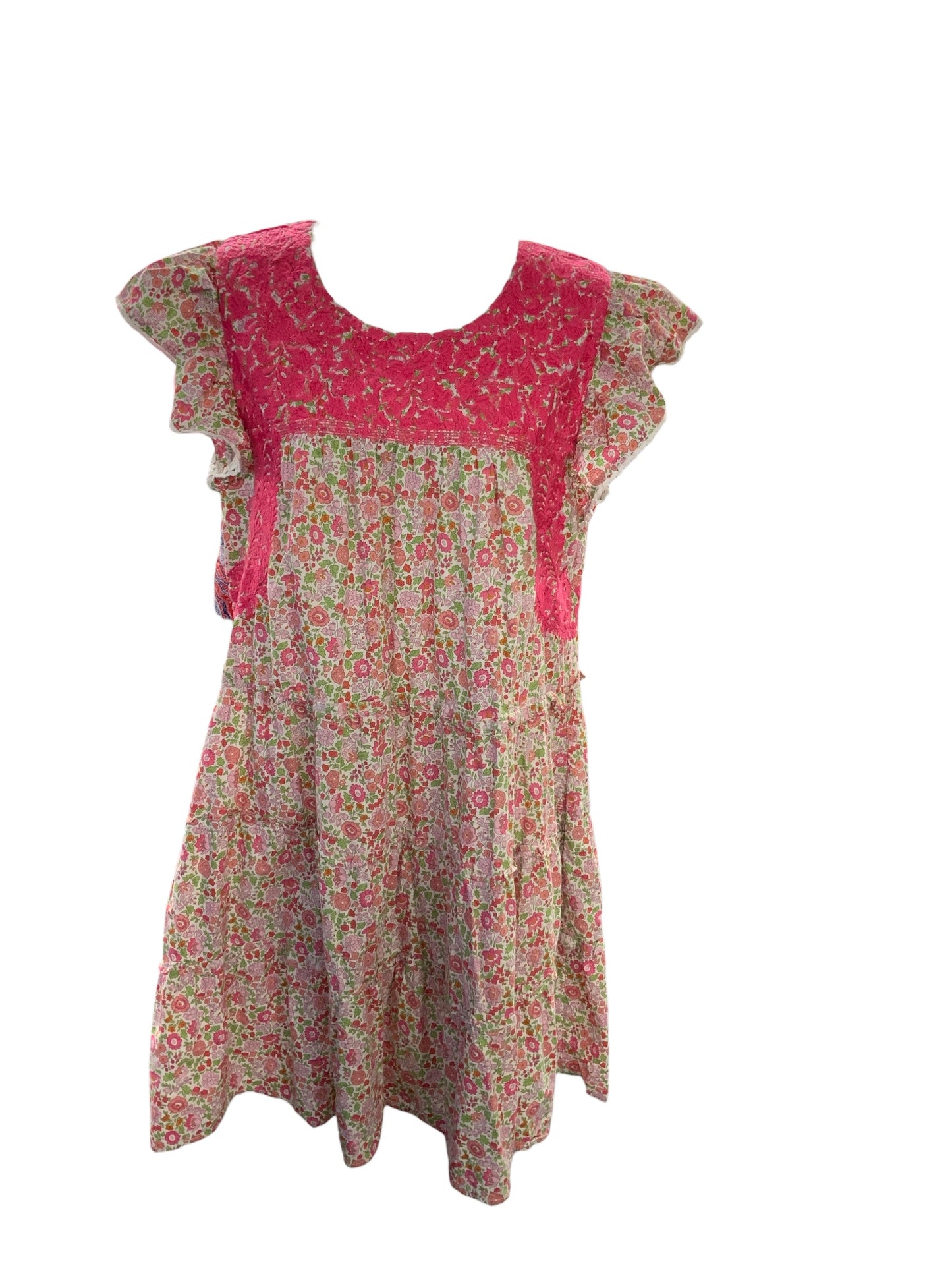 J Marie Women's Dress Pink Floral M