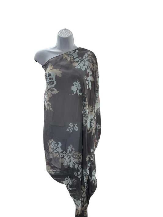 Soft Surroundings Women's Silk Coverup/ Poncho Gray O/S