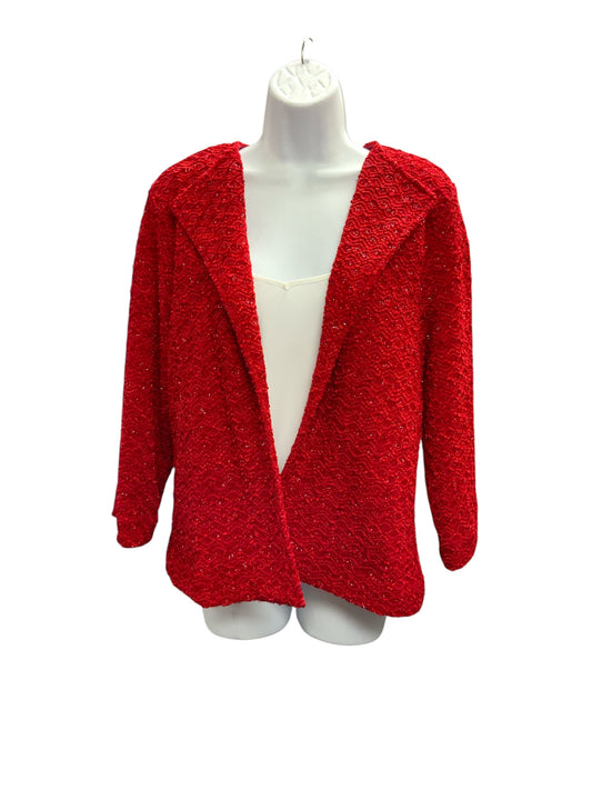 NWT Alfred Dunner Women's Jacket Red 12P