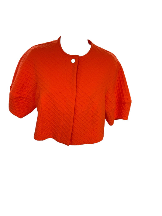 NWT Pearl Women's Jacket Orange Knit XS