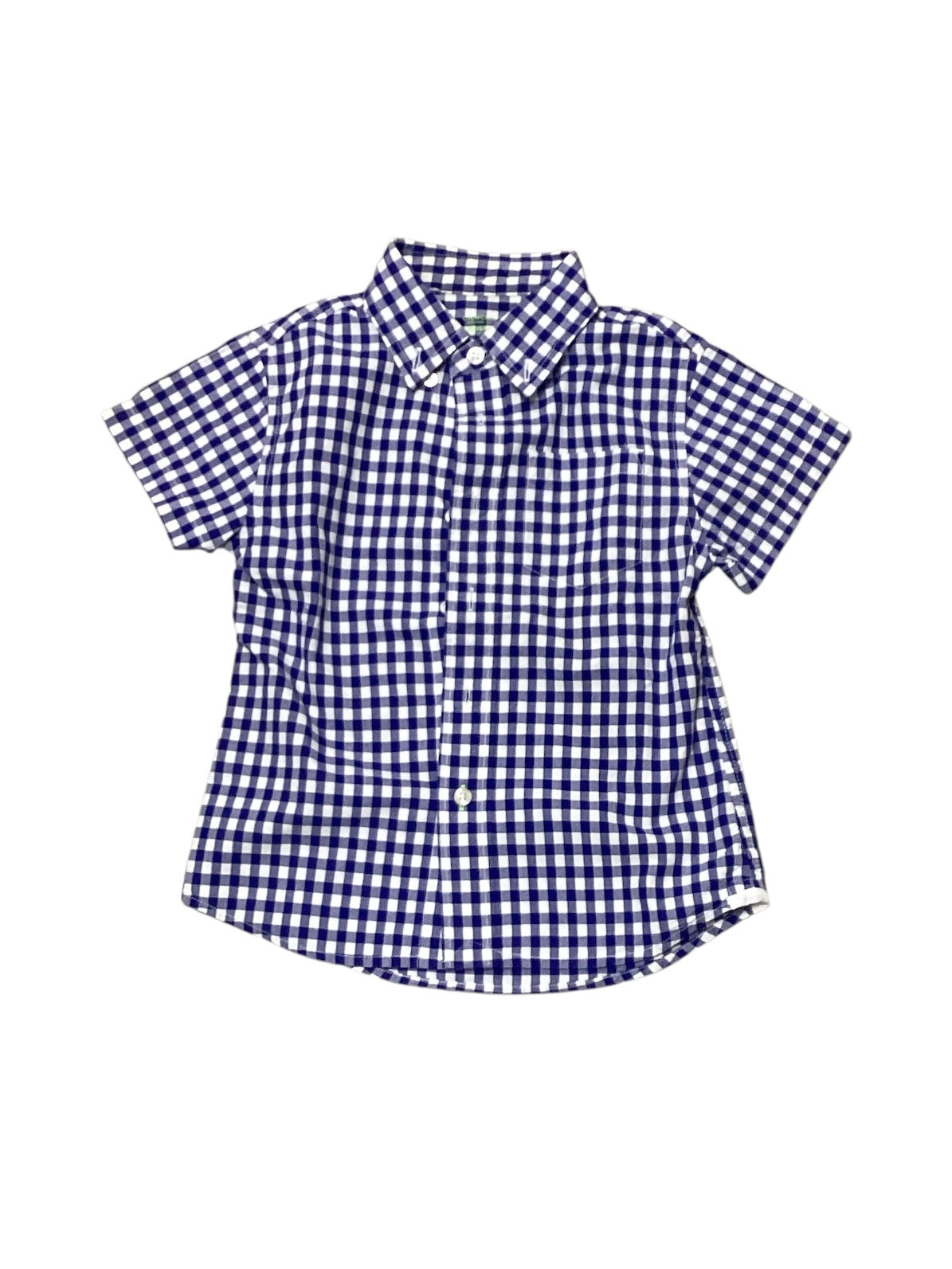 Crewcuts Boys Blue Plaid Shirt 3