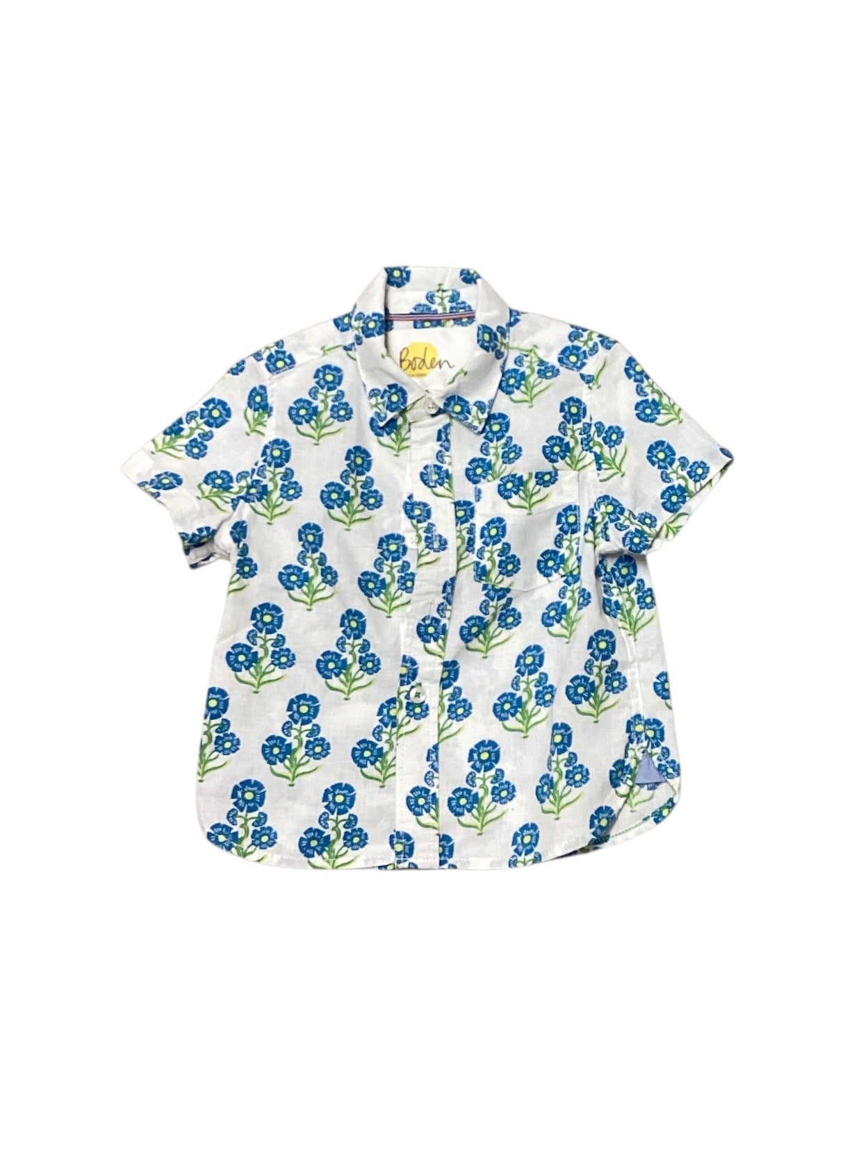 Boden Boys White Shirt 2-3