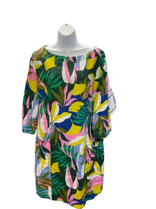 Boden Women's Linen Dress Multi 14R=L