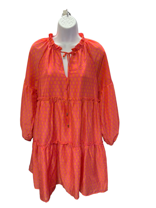 J Marie Women's Dress Pink Poly S