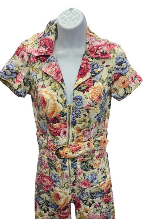 Show Me your Mumu Women's Jumpsuit Multi Floral S