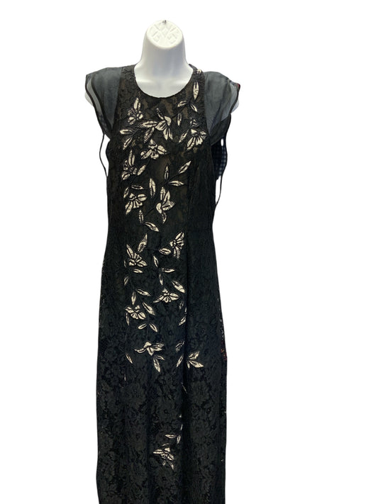 Sachin & Babi Women's Gown Black White XS