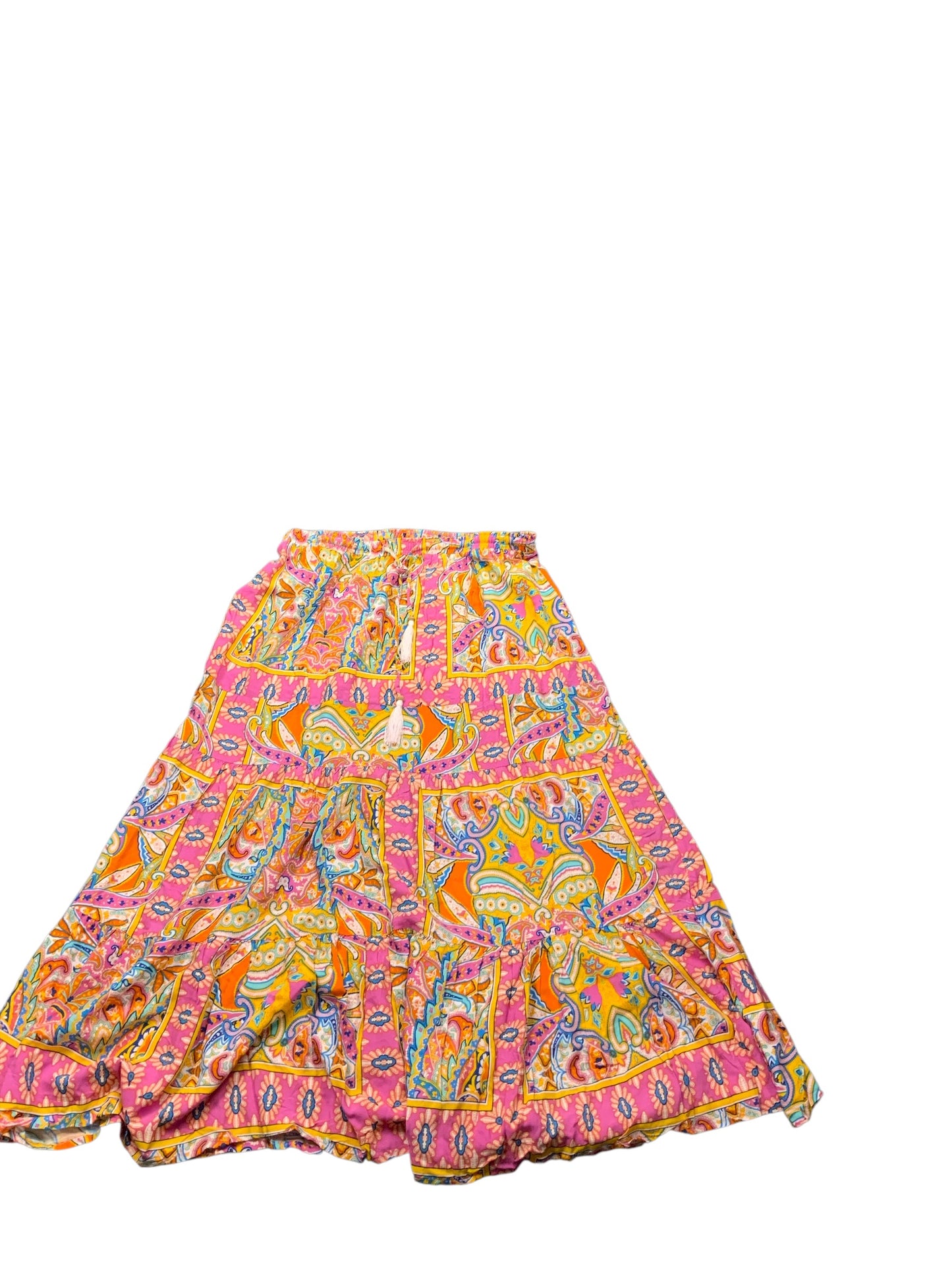 NWT Rachel Zoe Women's Skirt Pink Multi L