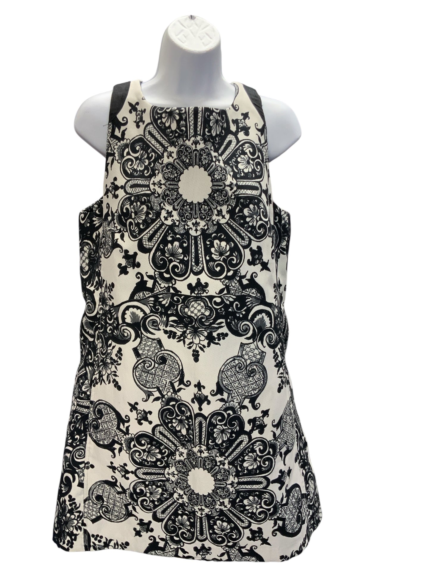 NWT Desigual Women's Dress Black White 46/L