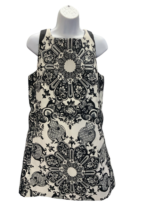 NWT Desigual Women's Dress Black White 46/L