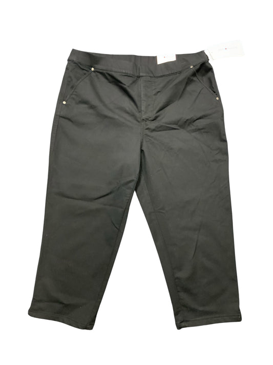 NWT Intro Love the Fit Women's Capri Black 14=L
