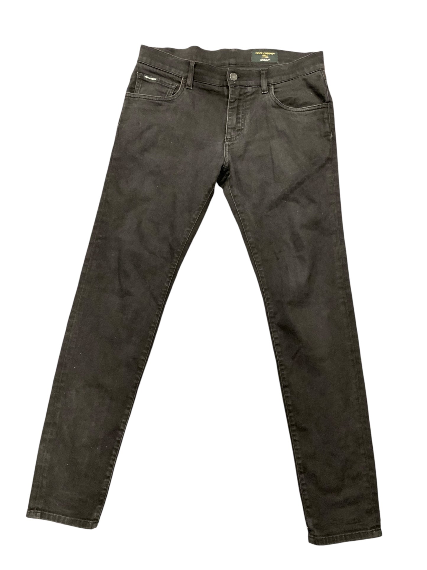 Dolce & Gabbana Women's Jean Black Skinny 48=33/16=XL