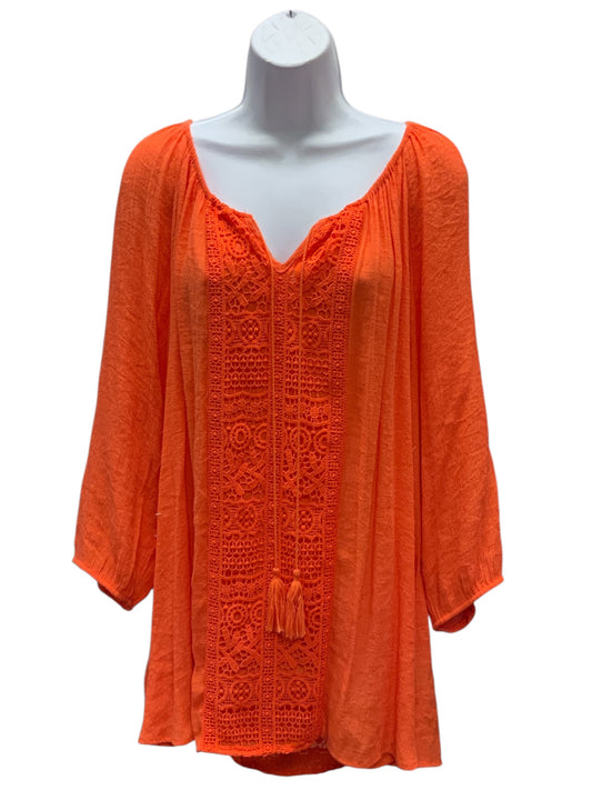 Sharagona WOmen's Shirt Orange 4X