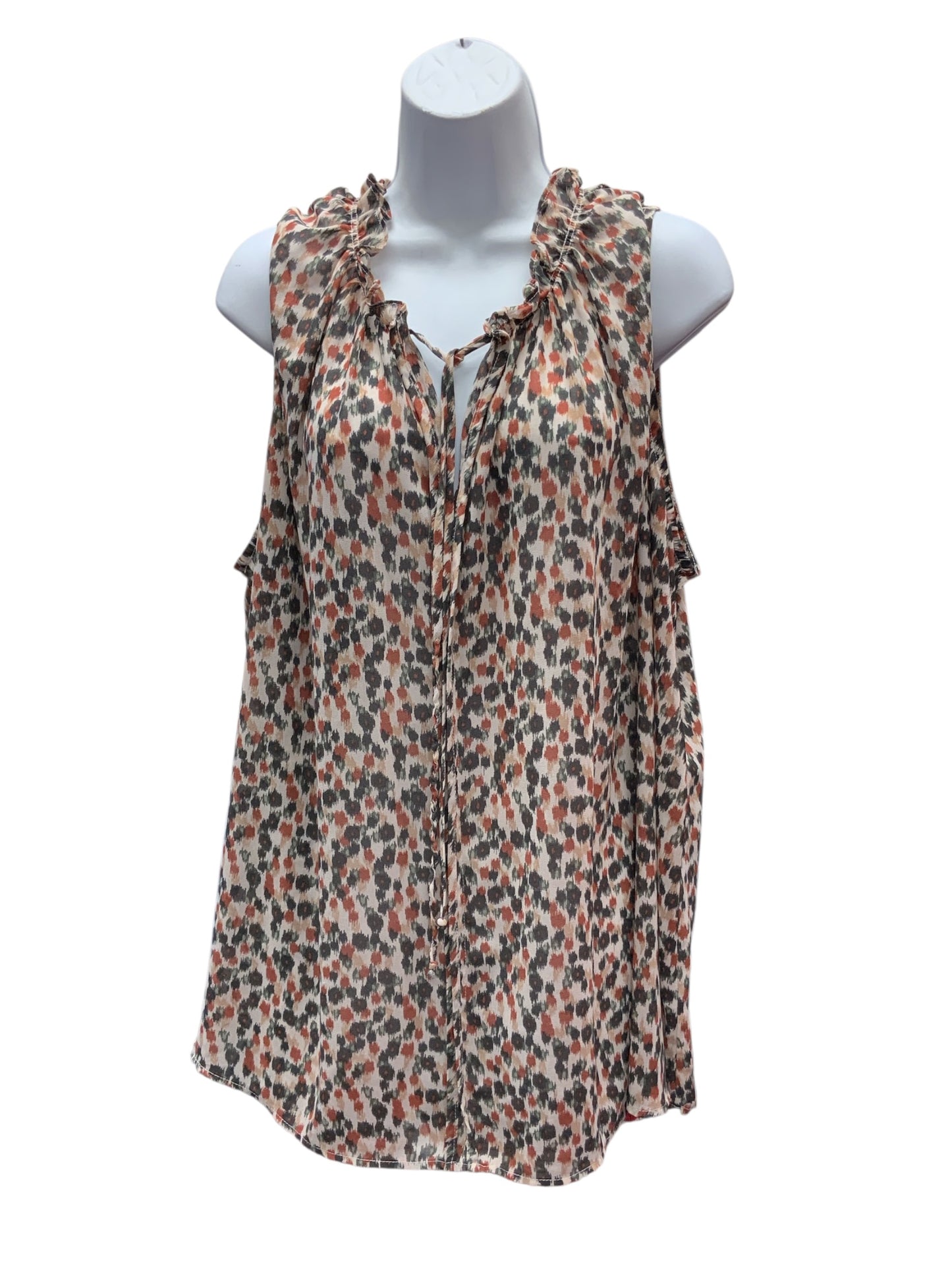 Downing Studio Women's Shirt Green Red 4X