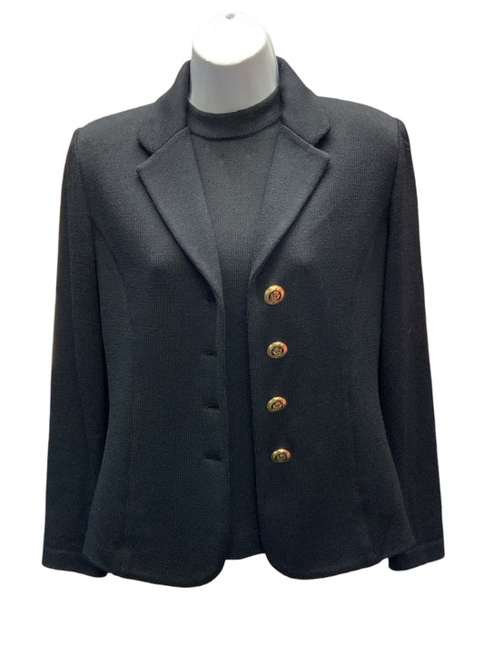 St John Basics Women's Blazer Black 4=S