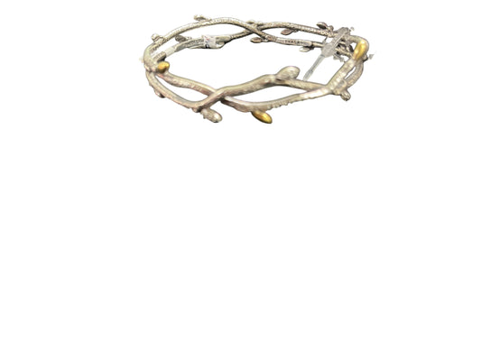 Stephen Dweck Sterling Silver Diamond Fortuna Bangle