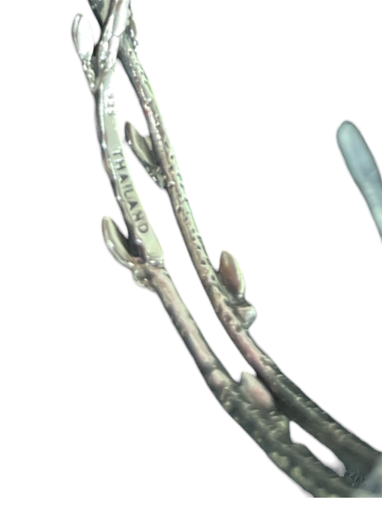 Stephen Dweck Sterling Silver Diamond Fortuna Bangle