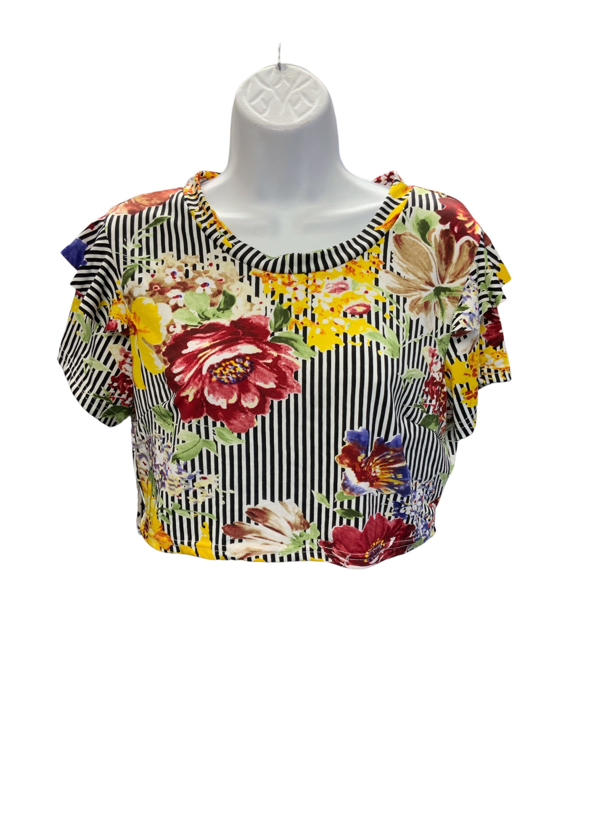 Rebdolls Women's Top Multi Crop 1X
