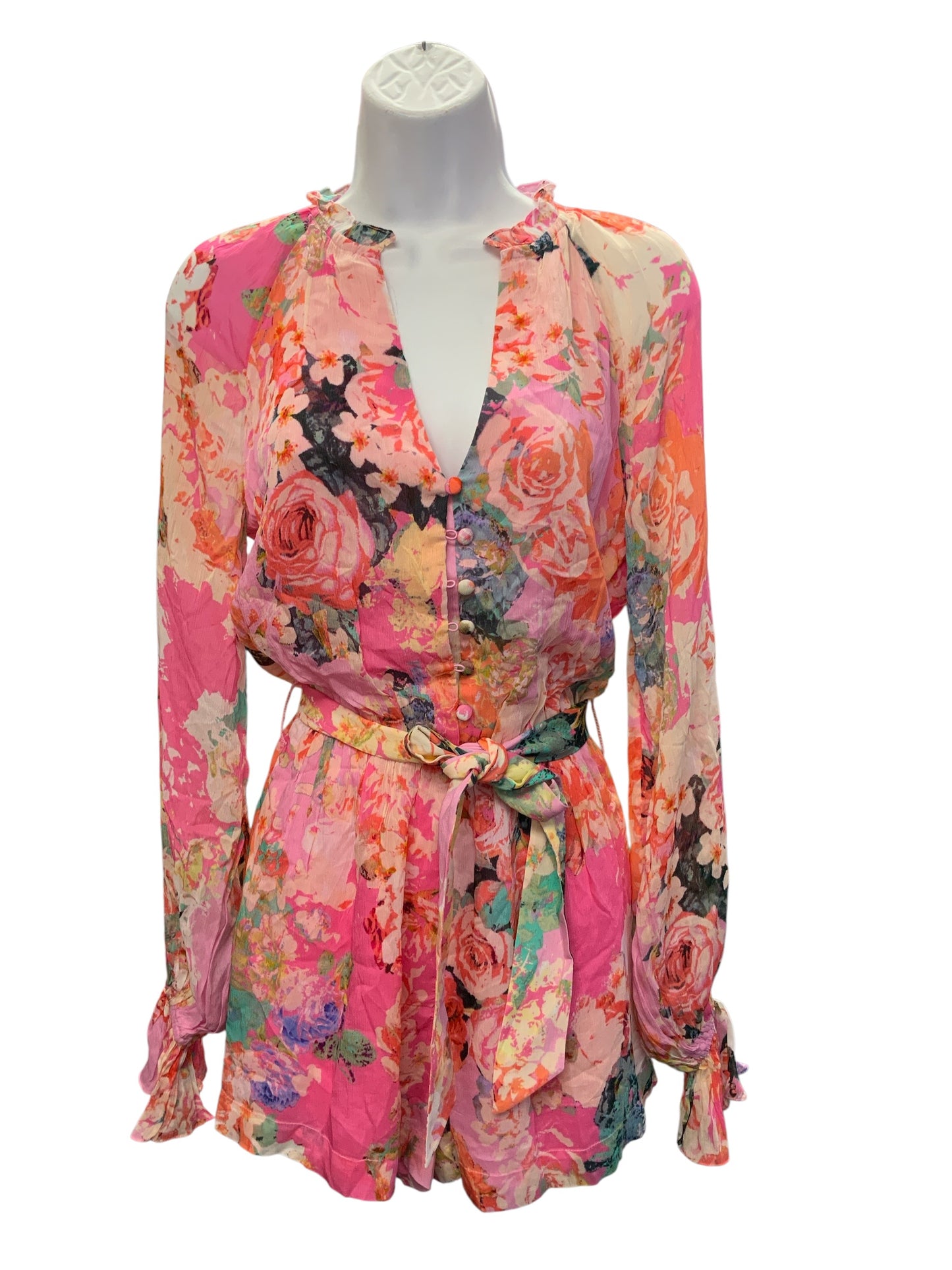 NWT Hemant & Nandita Women's Romper Pink XS