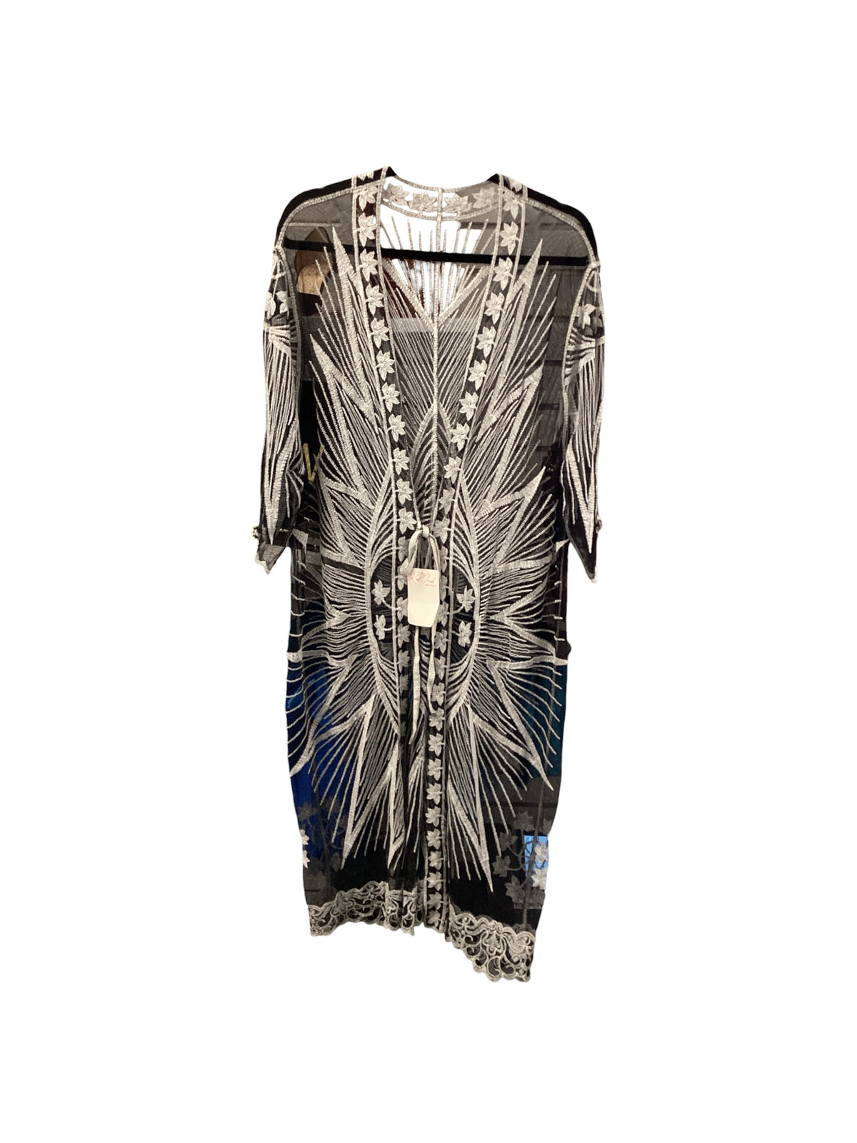 NWT Red Jack Women's Duster Black Lace O/S