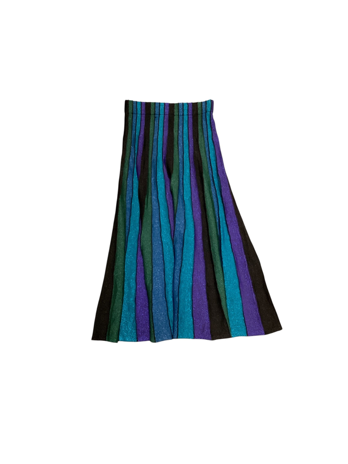 NWT Ronny Kobo Women's 2pc Sweater Dress Purple Stripe Knit XS