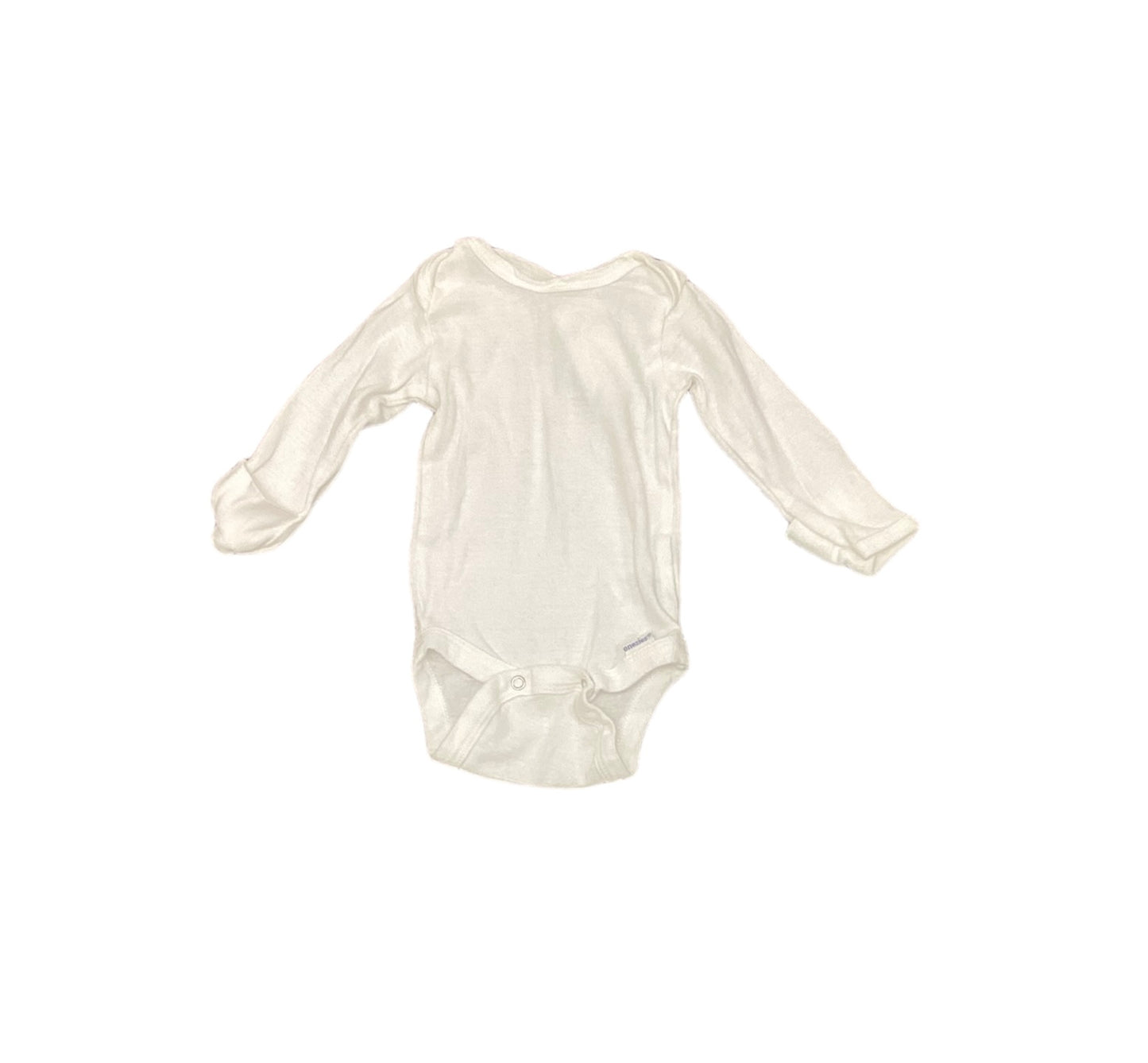 Gerber Boys White Onesie 0-3m