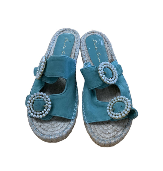 Paula Torres Women's Espadrilles Blue10