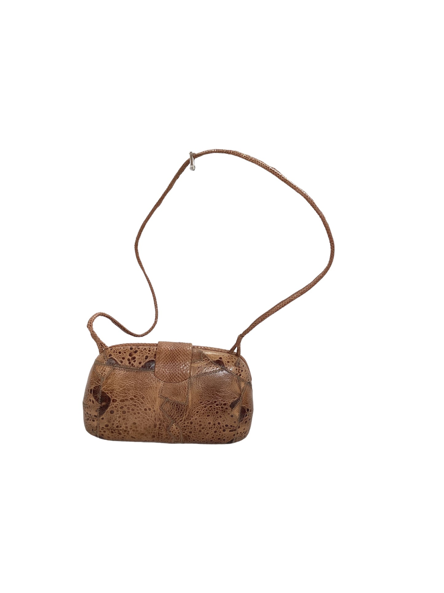 Vintage Brown Har Case Crossbody Bag