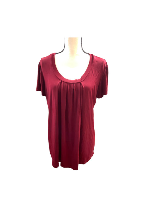 Claudia Richard Women's Shirt Burgundy L