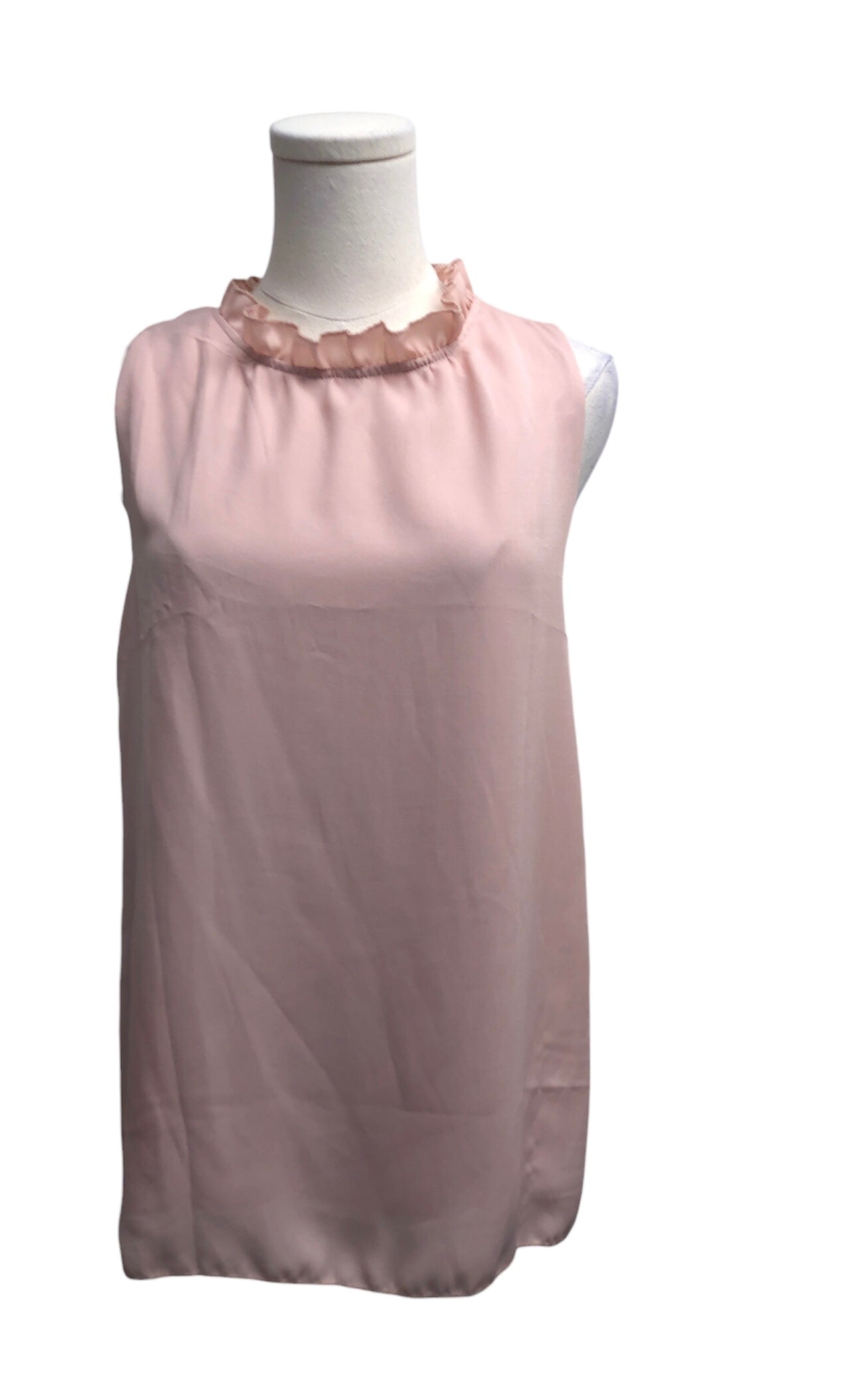 Women's Blouse M Pink Ruffle