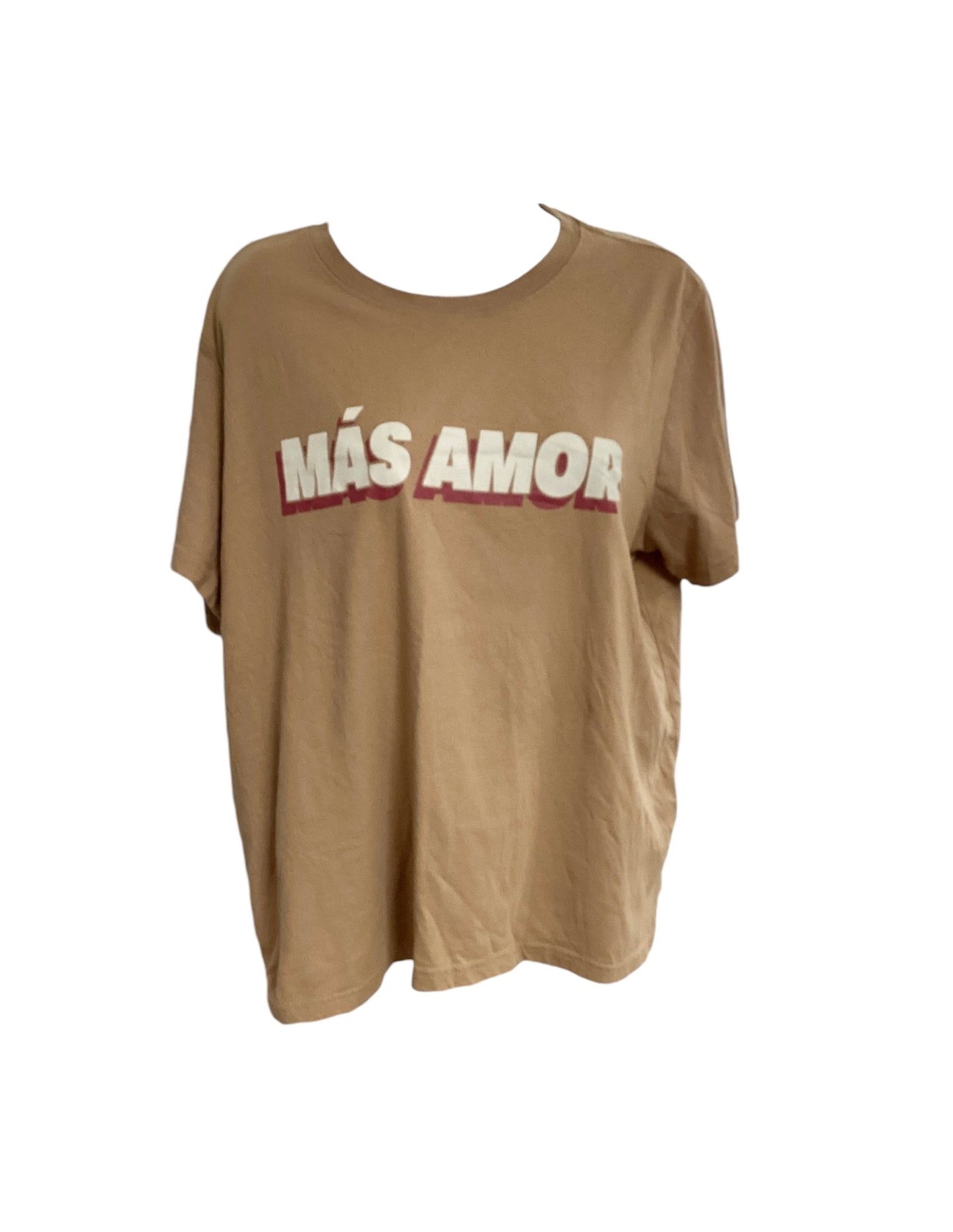 Well Worn Women's Tee Brown XXL