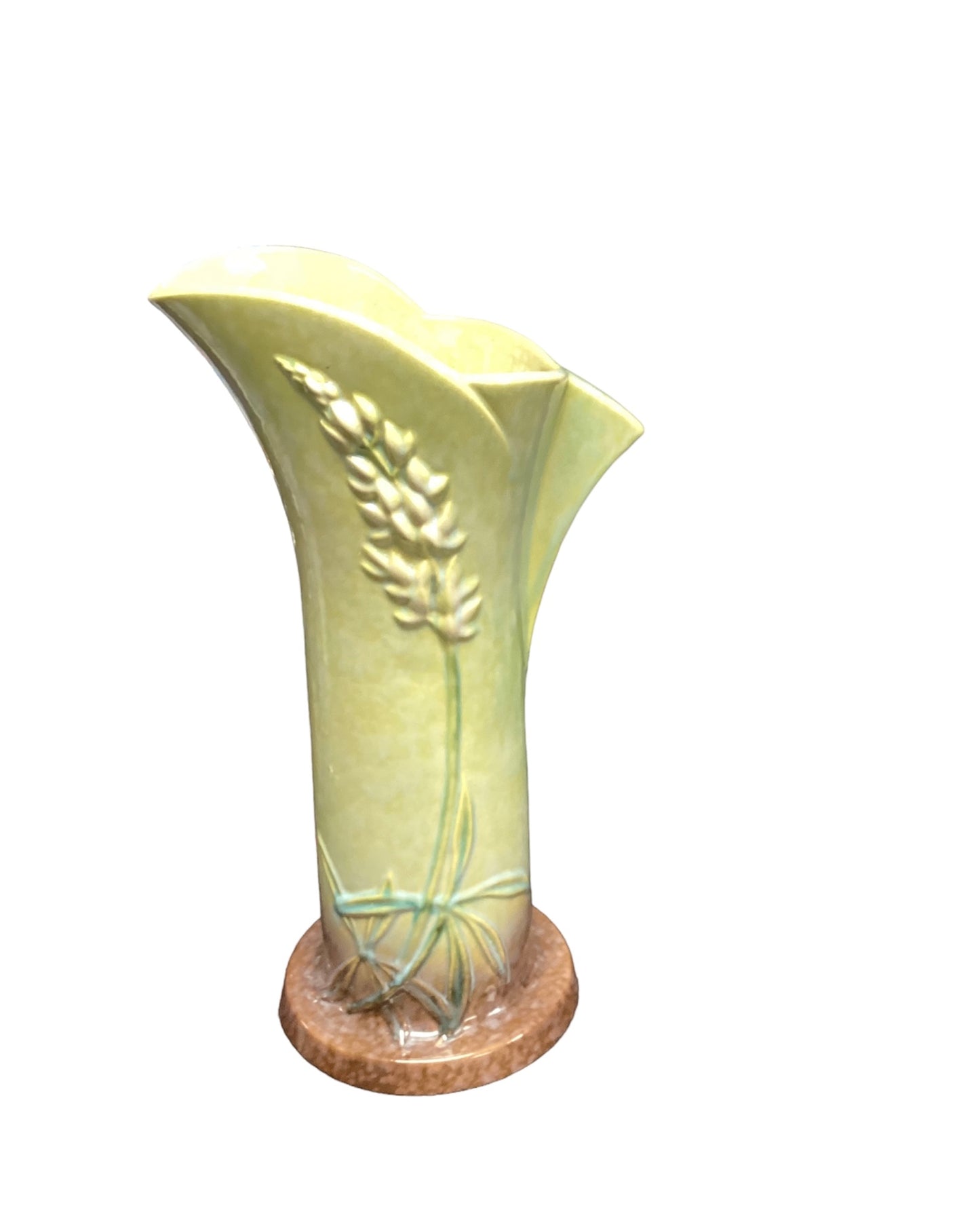 Roseville USA Green Vase