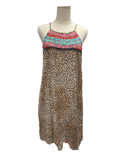 Savanna Jane Animal Print Dress M