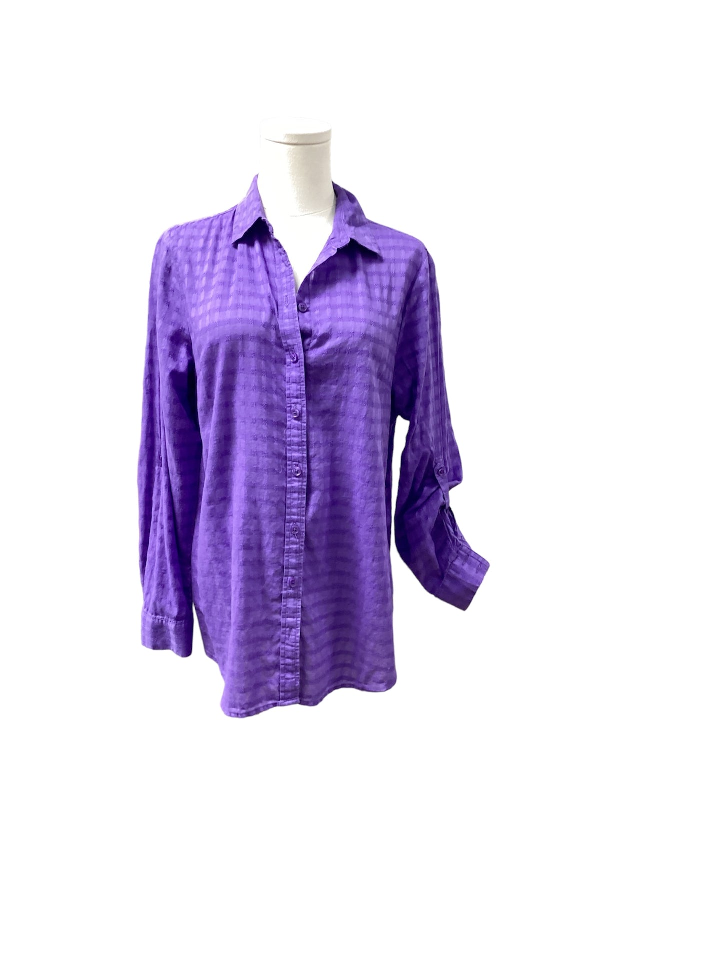 Coldwater Creek Women's Top Purple M