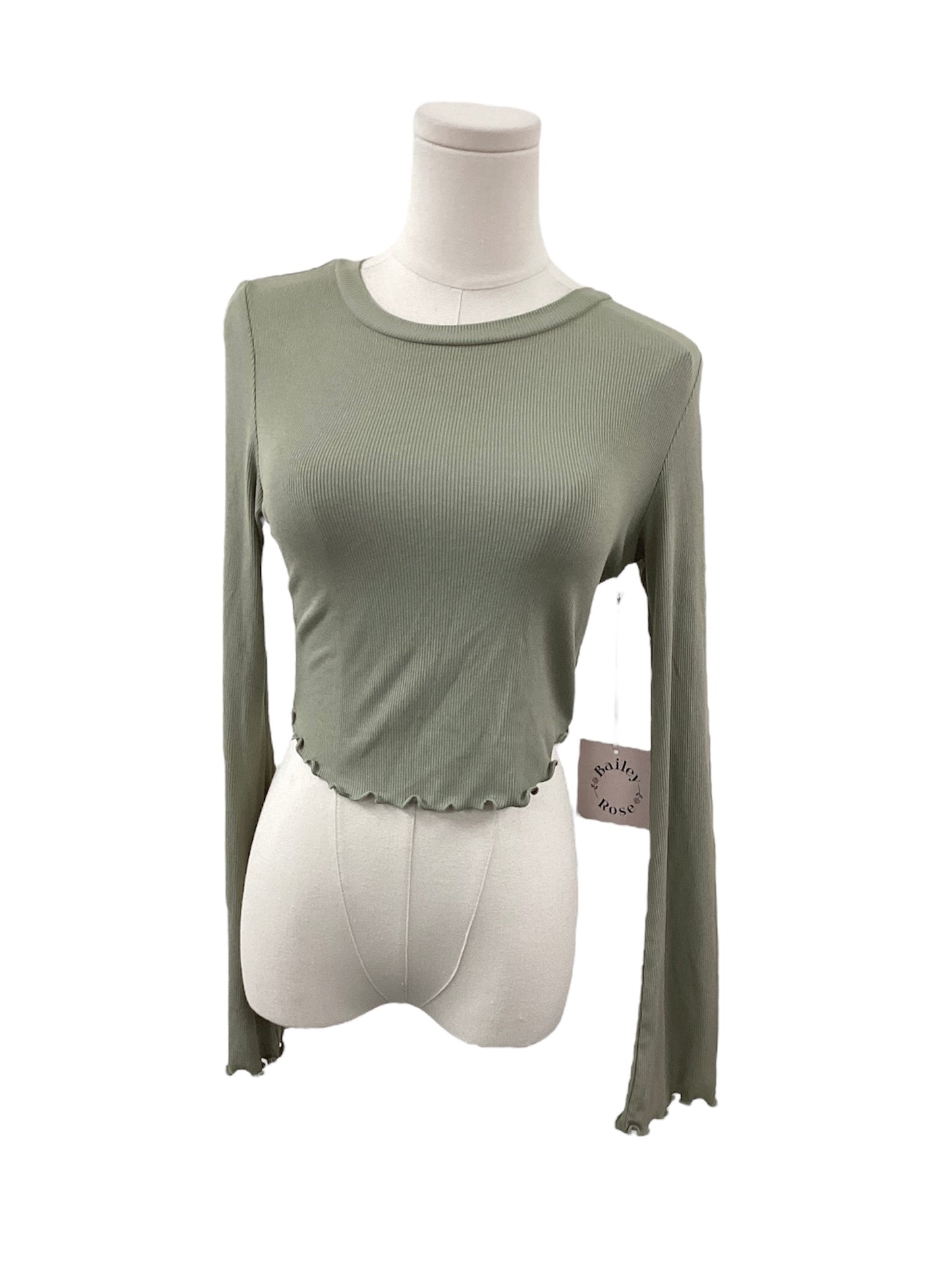 NWT Bailey Rose Tee Olive S