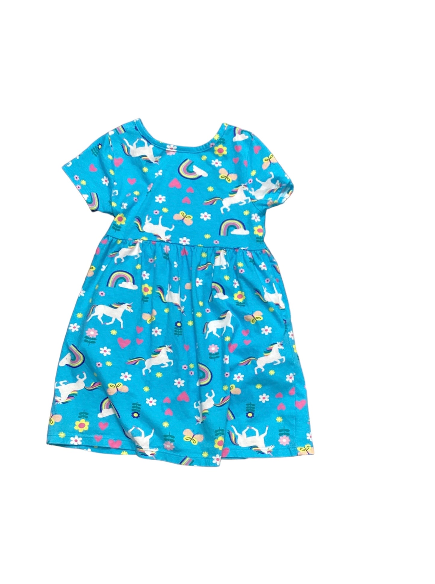 Wonder Nation Girls Turquoise Dress 4t