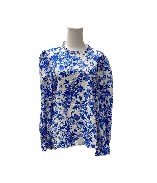 Shein Women's Blouse Blue L