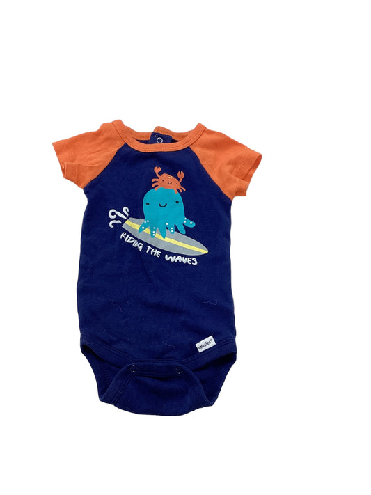 Gerber Boys Blue Onesie 0-3m