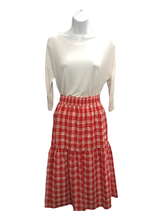 NWT English Factory Women's Skirt Red L