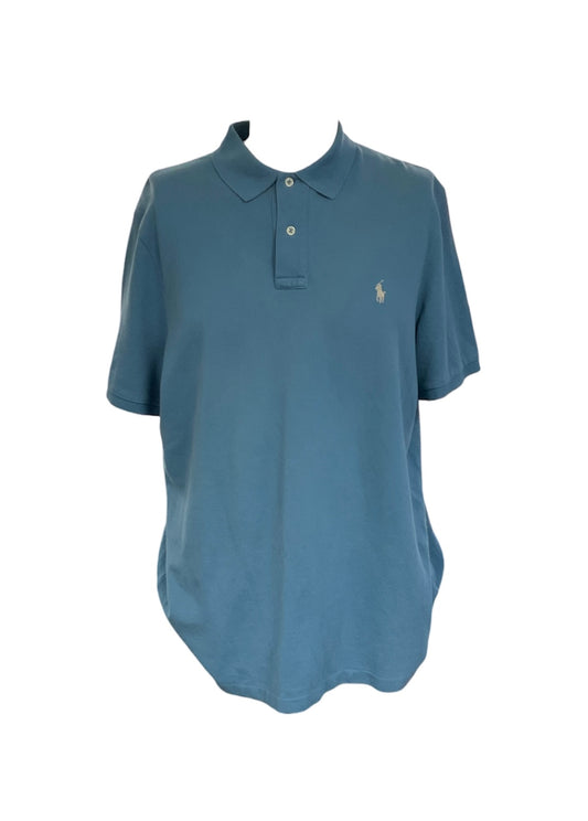 Polo Men Shirt Teal L