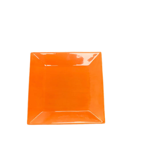 Corsica Home Orange Square Plate