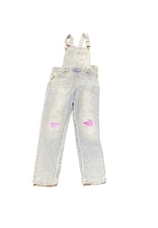 Cat Jack Girl's Overall Denim 10/12