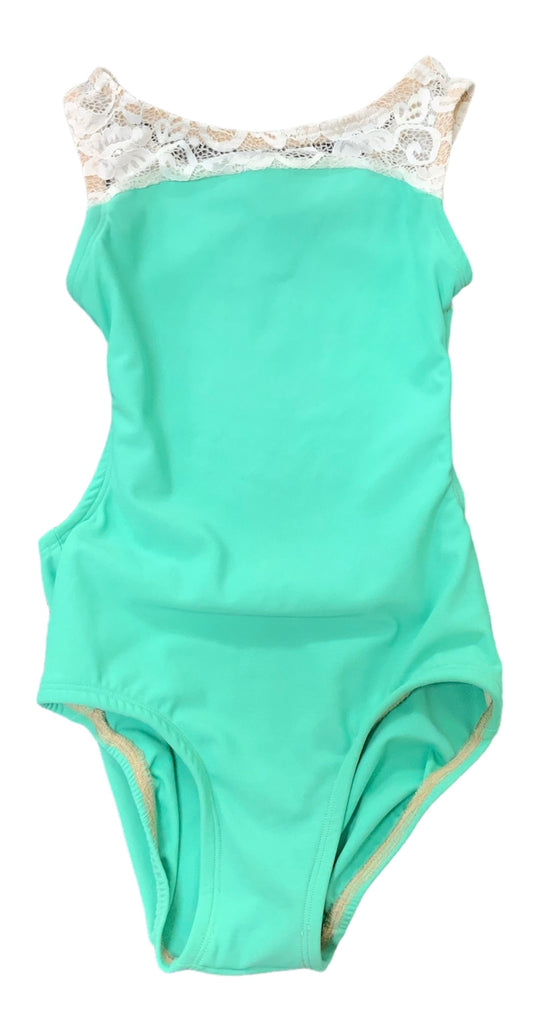 Lucky Brand Girls Mint Swimsuit M