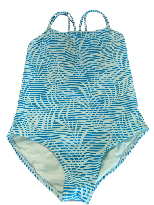 Athleta Girl Blue Swimsuit M(8-10)