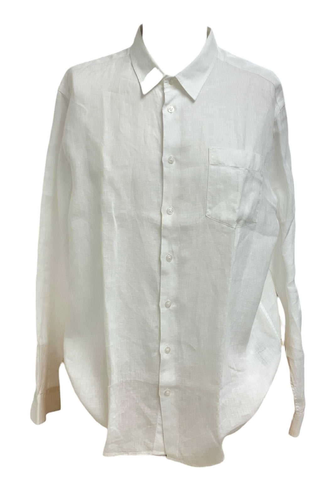 Vilebrequin Men's Linen Shirt White 2XL