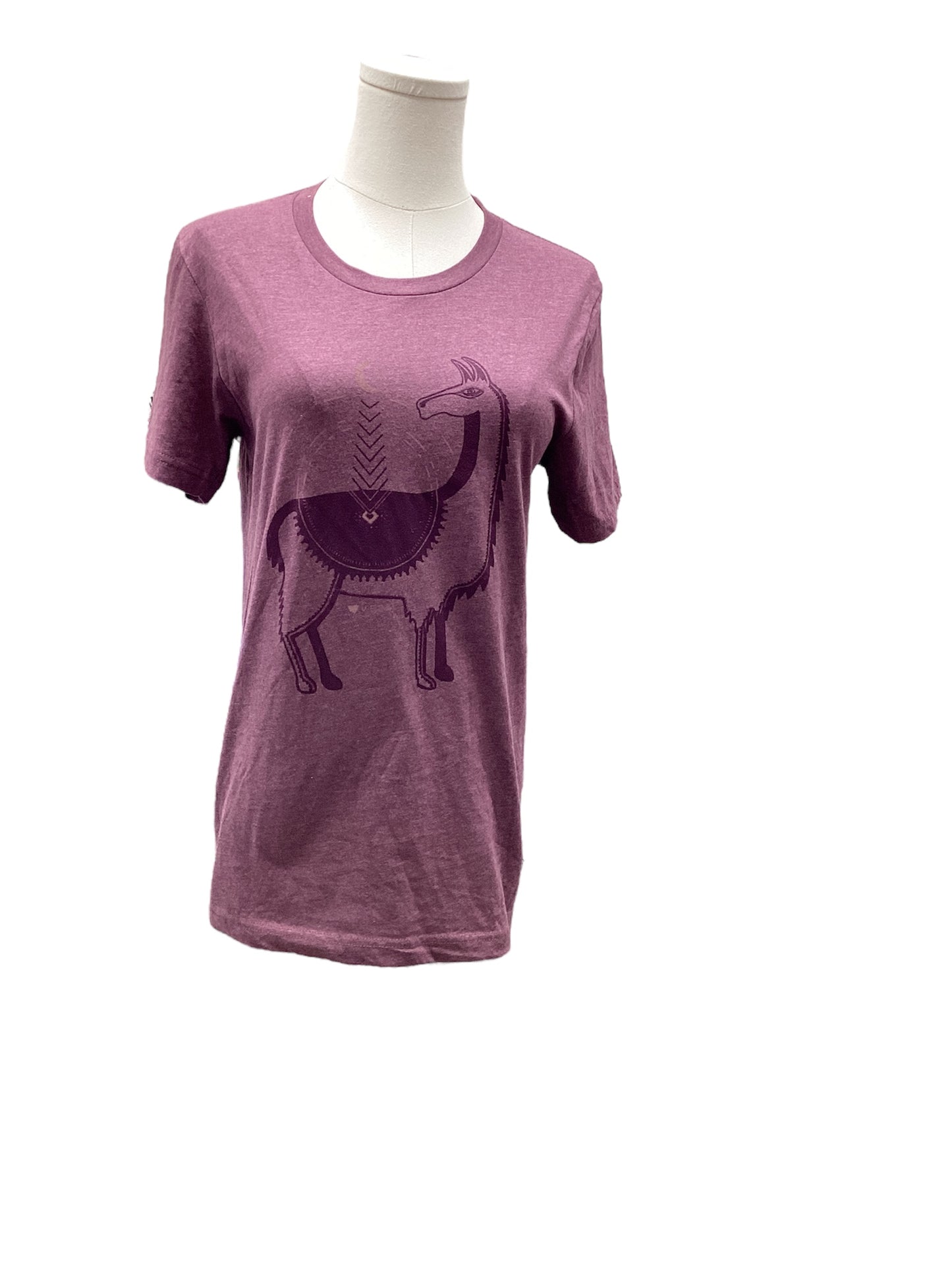 Vela Llama Jr. Tee Maroon S