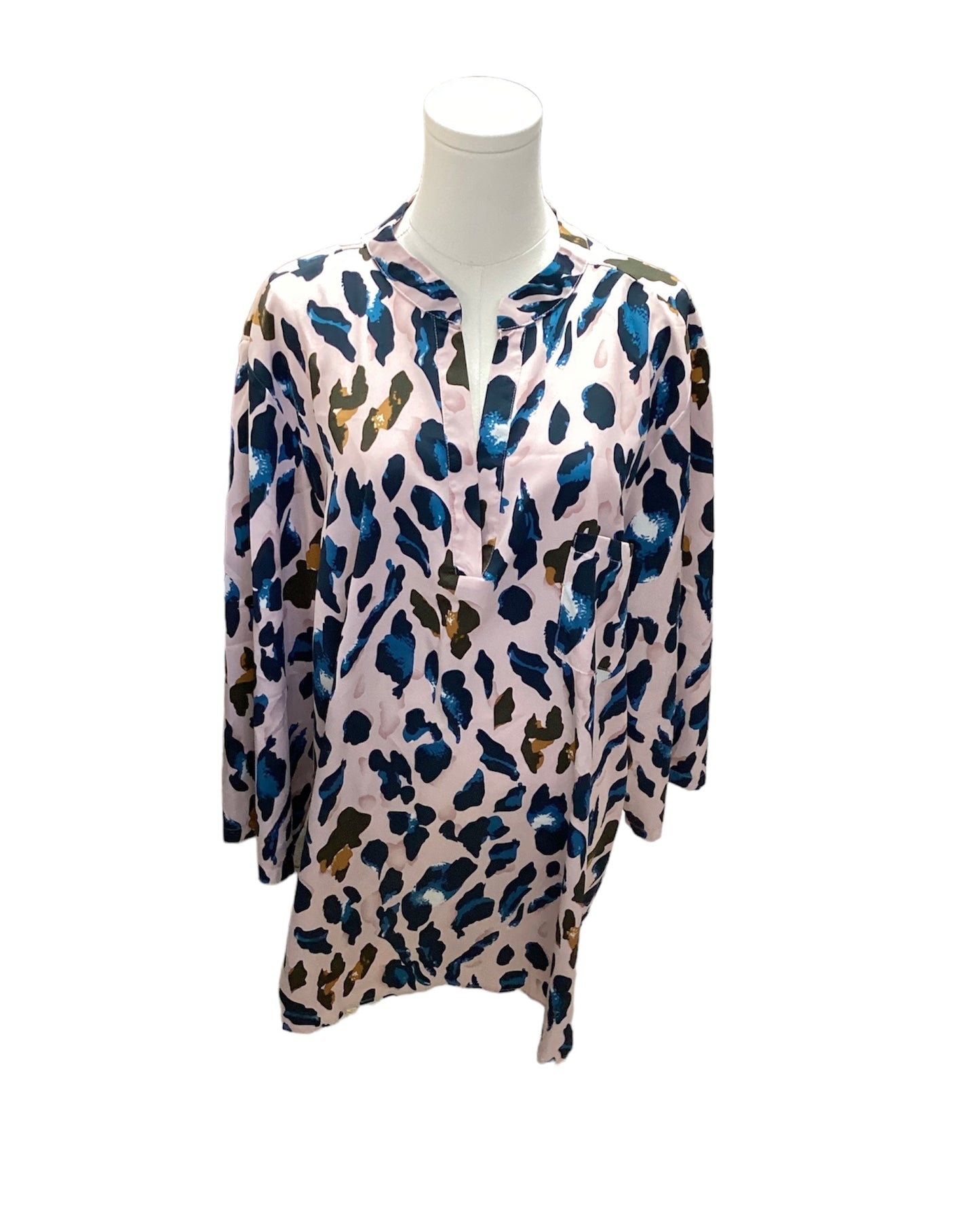 SHEIN Curve Women’s Pink Leopard Top 5XL