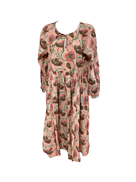 India Women's Dress Pink Poppy S