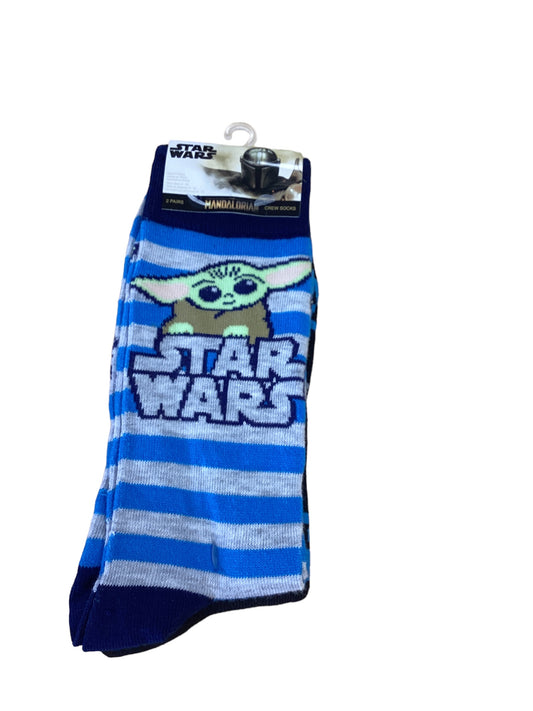 NWT Star Wars Kids 2 Pair Socks Blue