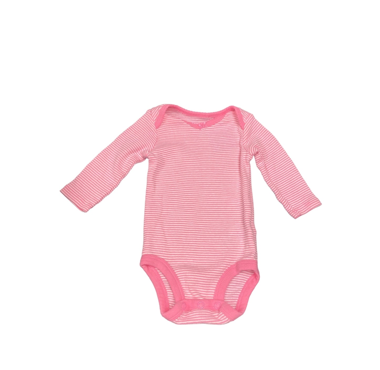 Simple Joys by Carter's Pink Stripe Onesie 0-3 M